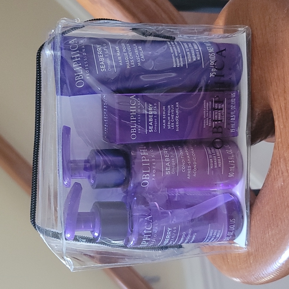 Obliphica Professional Seaberry Travel Kit Hair